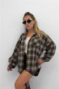 camicia in flanella a quadri ella